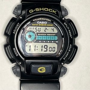 G-SHOCK Casio Digital Black Unisex Adult Shock & Water Resistance Watch DW-9052
